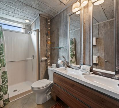 The Beach Shack Bathroom 2 with Step-in Shower