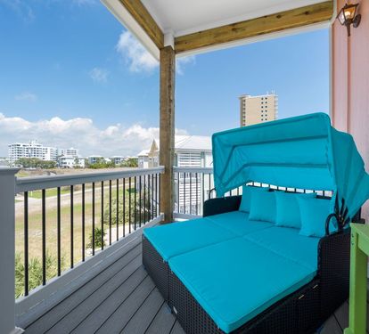 Sweet Tea Lagoon Front Balcony off Main Living Area