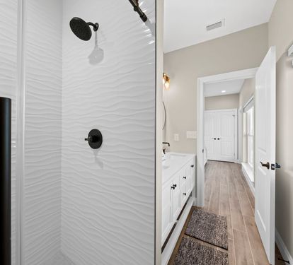 Sweet Tea Primary Bathroom with Step-in Shower (2nd Floor)