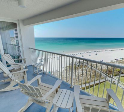 Step onto your private balcony and sip morning coffee while watching the turquoise waves dance along pristine white sand.