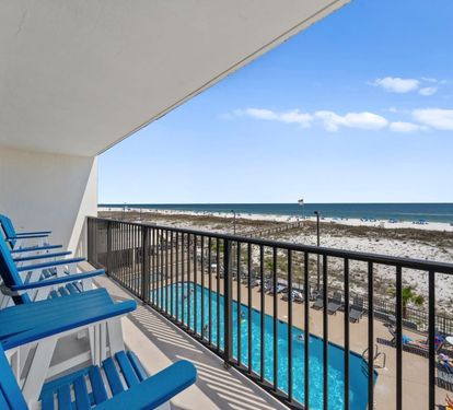 Island Winds 280 Gulf Front Balcony