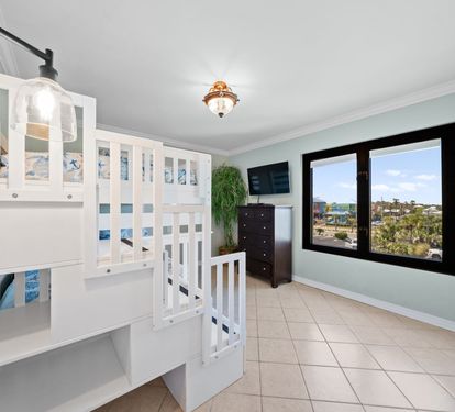 Island Winds 280 Bedroom 3 with Full-over-Full Bunk Bed + Trundle