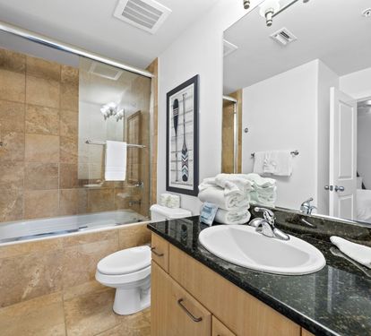 Caribe 901D Bathroom 2 with Tub Shower Combo