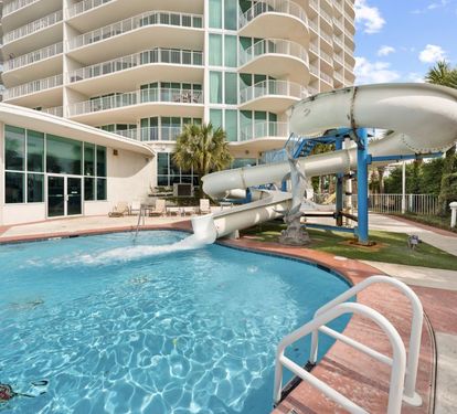 14 Caribe Outdoor Pool Slide