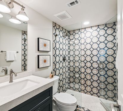 Guest Bathroom - Single Vanity & Walk-In Shower