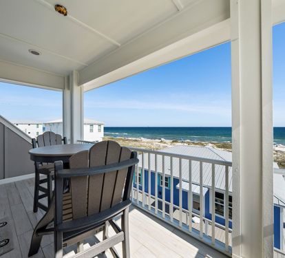 All Moh's Paradise Gulf Views from Primary Bedroom Deck