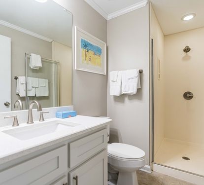 Beach Club 303B Bathroom 3 with Step-In Shower