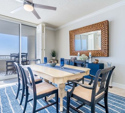 Beach Club 1705B Dining Table Seats 6