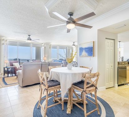Beach Club 1705B Breakfast Room Table Seats 4