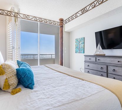 Beach Club 1705B Primary Bedroom with King Bed