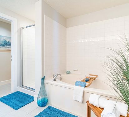 Beach Club 1705B Primary Bathroom with Soaking Tub & Separate Step-In Shower