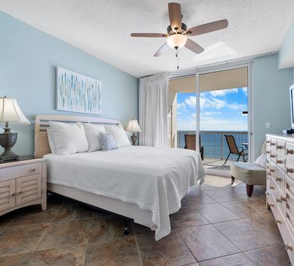 Beach Club 1208C Primary Bedroom with King Bed