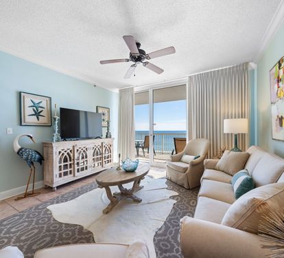 Beach Club 1208C Living Room with Queen Sleeper Sofa