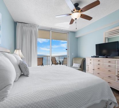 Beach Club 1208C Primary Bedroom with King Bed