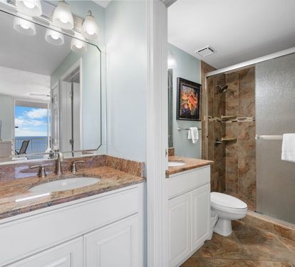 Beach Club 1208C Primary Bathroom with Step-in Shower