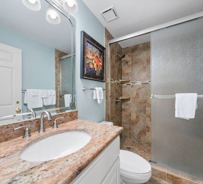 Beach Club 1208C Primary Bathroom with Step-in Shower