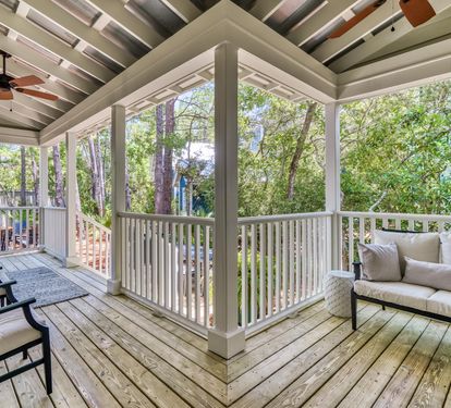 Expansive Back Porch
