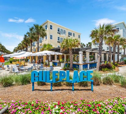 A welcoming coastal hub in Gulf Place, this charming town center blends relaxed 30A vibes with walkable shops, cafes, and dining just steps from the beach, perfect for sunset strolls!