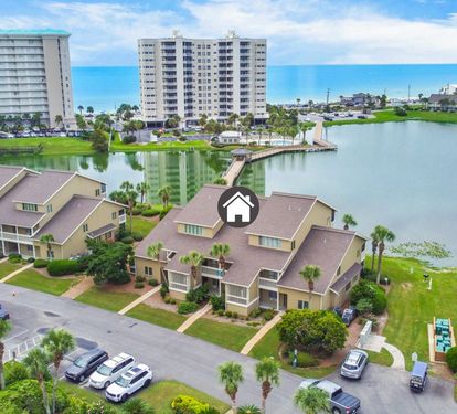 Aerial view of unit looking south.