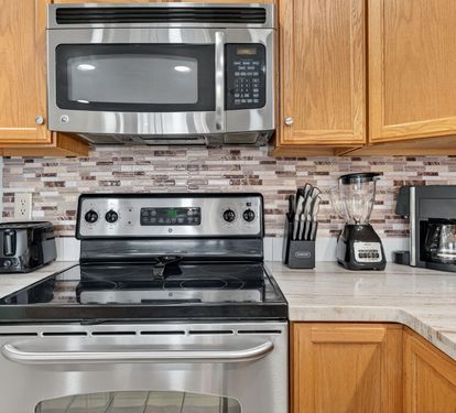 Your fully equipped kitchen features stainless steel appliances, granite counters, and everything you need to prepare delicious meals during your stay.