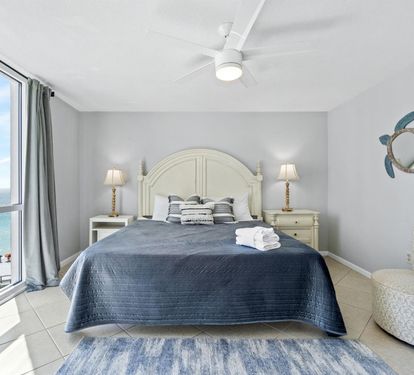Wake up to stunning ocean views from your comfortable bedroom, where coastal breezes and gentle waves create the perfect seaside retreat.
