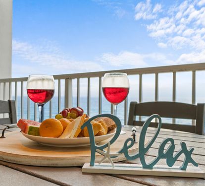 Sip wine and savor fresh fruit on your private balcony while enjoying stunning ocean views and gentle sea breezes.