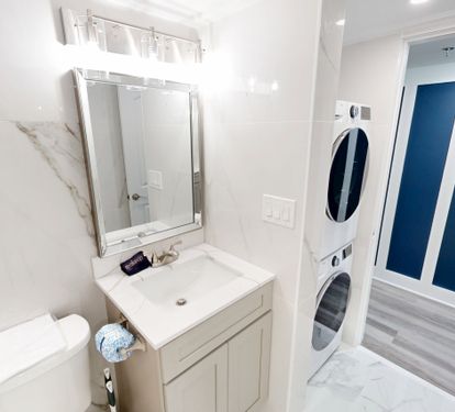 Washer & Dryer & Bathroom