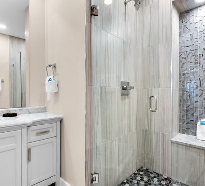 Bathroom 1 with Walk-In Shower