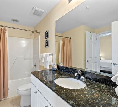 Crystal Tower 1003 Bathroom 2 with Tub Shower Combo