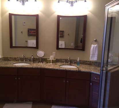 Master Bath double undermount sinks