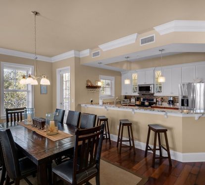 Fully stocked kitchen with all the gadgets even an INSTANT Hot for gourmet cooks
