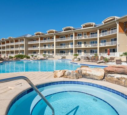 Our 4 pools and 2 hot tubs are separated by beautiful landscape for your privacy
