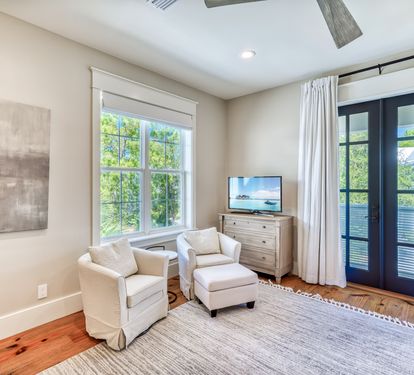 Sitting Area, Flat-Screen TV & Private Balcony Access