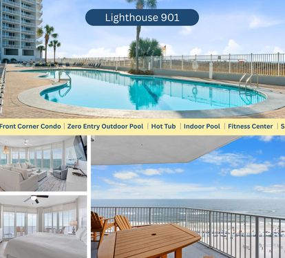 Lighthouse 901 | 3 Bedroom 3 Bathroom | Gulf Front