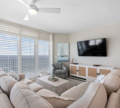 Lighthouse 901 Living Room with Queen Sleeper