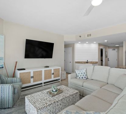 Lighthouse 901 Living Room with Queen Sleeper