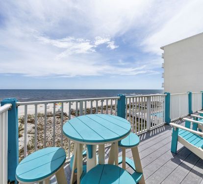 Sundial G3 Gulf Front Balcony and Seating