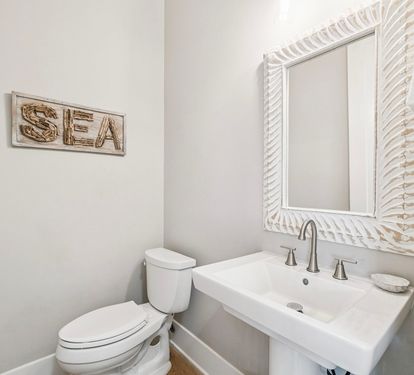 Conveniently Located Powder Room