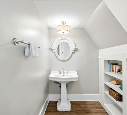 1st Floor Powder Room - Conveniently Located Off the Kitchen