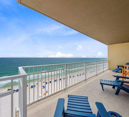 Crystal Shores West 501 Gulf Front Balcony