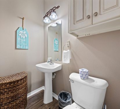 Salty Seashell Powder Room (1st Level)