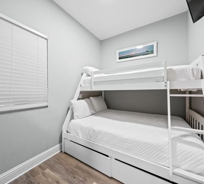 Lighthouse 1709 Bedroom 2 with Twin-over-Full Bunk Bed