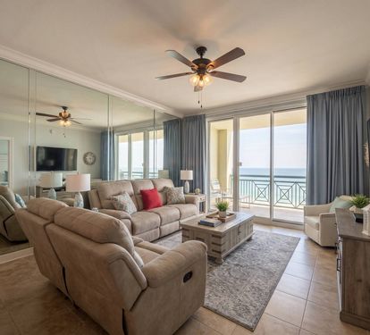 Unwind in a bright, comfortable space where the soundtrack is gentle waves and the backdrop is pure emerald water.