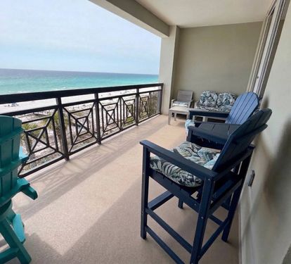 Relax on your private Gulf-front balcony—perfect for morning coffee, dolphin watching, and sunset views over the water.