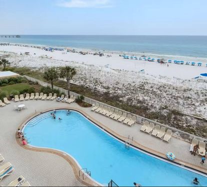 Steps from the sand and just above the pool — the perfect place to enjoy the best of both worlds.