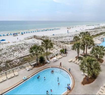 Steps from the sand and just above the pool — the perfect place to enjoy the best of both worlds.