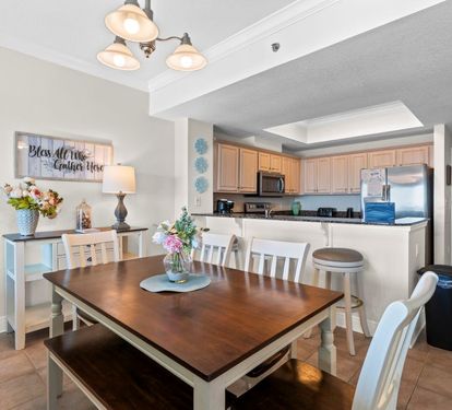 Gather around your spacious dining table for memorable meals, with a fully-equipped kitchen ready for culinary adventures.