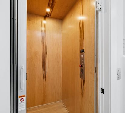 Conveniently Access All 3 Floors on the Elevator!