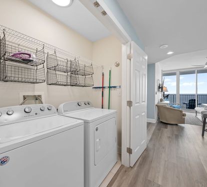 Lighthouse 1709 Laundry with Full Size Washer + Dryer