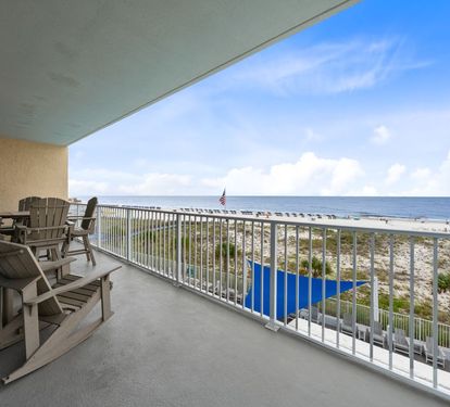 San Carlos 309 Gulf Front Balcony